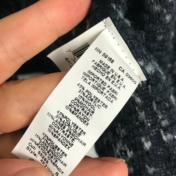 NWT KAREN by Karen Kane Reversible Sweater Vest - Picture 7 of 7